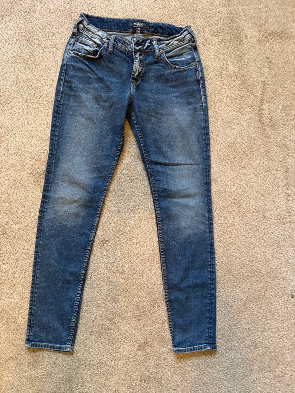 Silver Jeans Women's Dark Blue Skinny Jeans